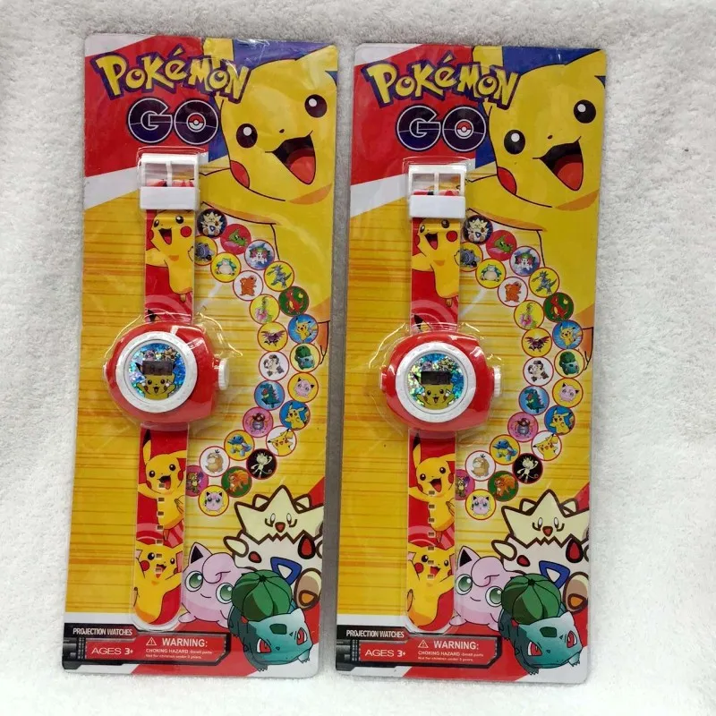 

Pokemon Pikachu Baby Pokemon Cartoon Projection Watch 20 Pictures Any Change Children's Watch Children's Christmas Gifts