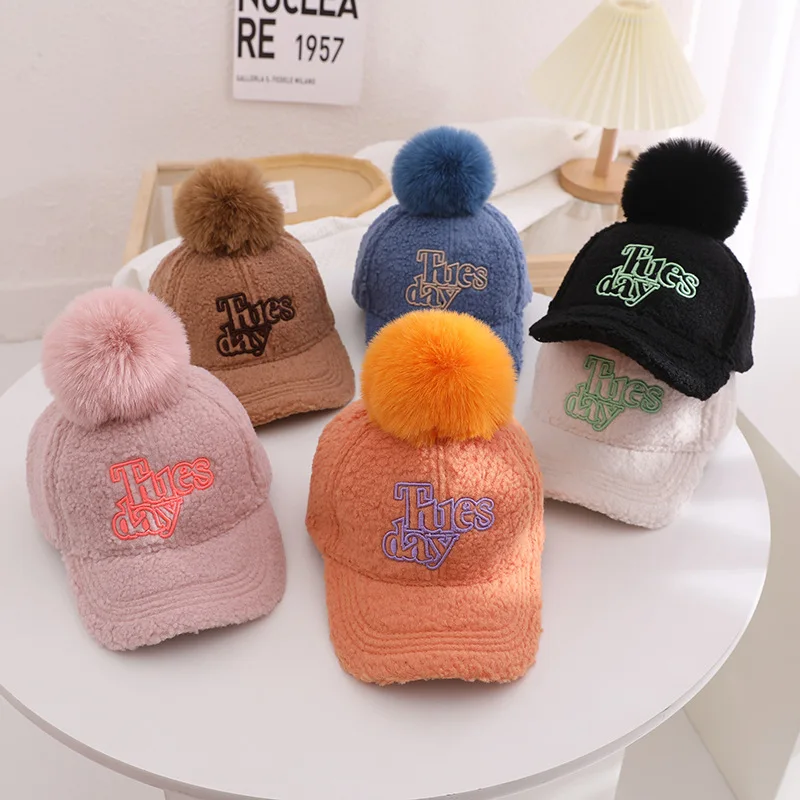 2021 Woolen Baseball Cap With Hair Ball Children's Fur Cap Pomp Gorras Bomber Children Chapeau Femme Kids Gorras Hombre Caps
2021 Woolen Baseball Cap With Hair Ball Children's Fur Cap Pomp Gorras Bomber Children Chapeau Femme Kids Gorras Hombre Caps