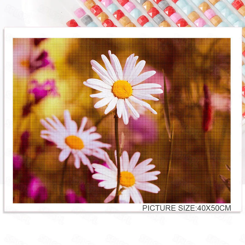 Diy Diamond Painting Flowers Beautiful Small Daisy Modern Minimalist Living Room Decoration Painting Fashion Bedroom Paintings 
Diy Diamond Painting Flowers Beautiful Small Daisy Modern Minimalist Living Room Decoration Painting Fashion Bedroom Paintings