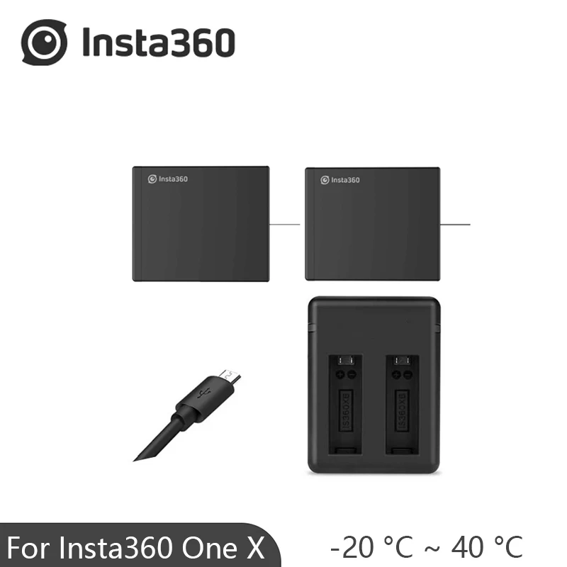 Оригинальная версия Insta360 one X литиевая батарея и двойное зарядное устройство для