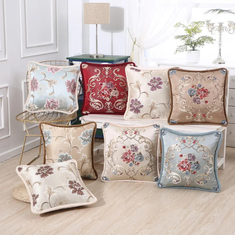 Embroidered Cushion Bead String Jacquard Covers Pillow Cases Car Living Office Bedroom Pillowcase Throw for Home Decoration
Embroidered Cushion Bead String Jacquard Covers Pillow Cases Car Living Office Bedroom Pillowcase Throw for Home Decoration
