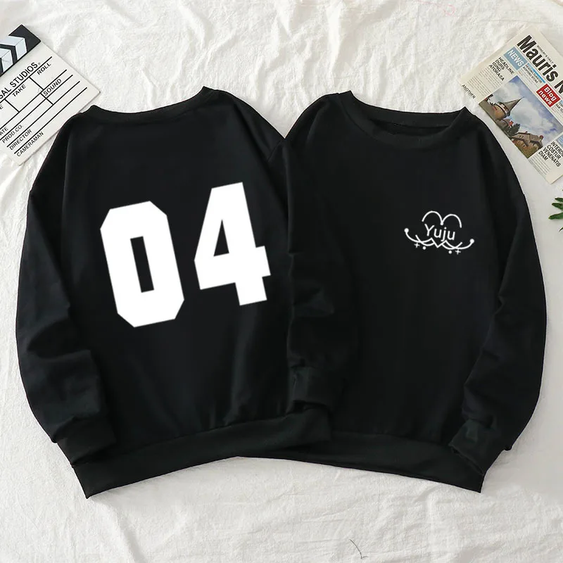 Fashion Sweatshirt Anime Yuju 04 Casual All-match Women's Round Neck Gothic Top Couple Autumn Long Sleeve Streetwear Sweatshirt
Fashion Sweatshirt Anime Yuju 04 Casual All-match Women's Round Neck Gothic Top Couple Autumn Long Sleeve Streetwear Sweatshirt