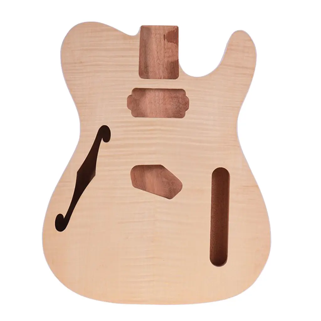 Unfinished Guitar Body, Wood Electric Guitar Body Barrel Replacement Part, Polished with Grain
Unfinished Guitar Body, Wood Electric Guitar Body Barrel Replacement Part, Polished with Grain