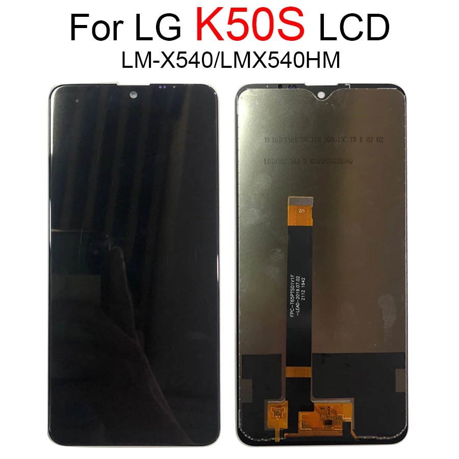 6.5'' For LG K50S LM-X540 LCD Display Touch Screen Digitizer Assembly Replacement For LG K50S LCD Display LMX540HM
6.5'' For LG K50S LM-X540 LCD Display Touch Screen Digitizer Assembly Replacement For LG K50S LCD Display LMX540HM