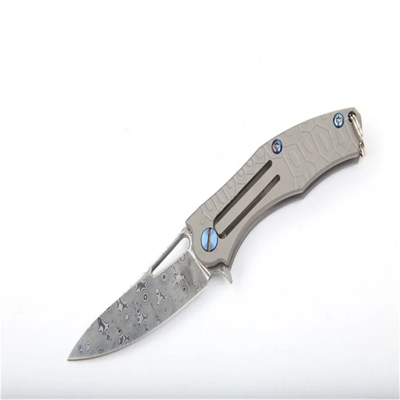 CT4 Titanium Vermilion Damascus Noodles VG10 Large Mastic Steel Sharp Blade Tactical Folding Outdoor Camping Survival EDC Knife
CT4 Titanium Vermilion Damascus Noodles VG10 Large Mastic Steel Sharp Blade Tactical Folding Outdoor Camping Survival EDC Knife