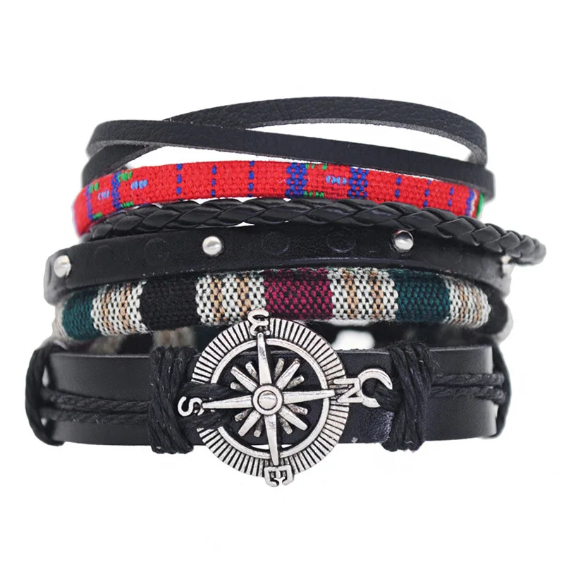 CHENFAN Vintage Multilayer Bohemian Bracelet Personality Hand Strap Set Handmade Leather Bracelet women's bracelets gift touris
CHENFAN Vintage Multilayer Bohemian Bracelet Personality Hand Strap Set Handmade Leather Bracelet women's bracelets gift touris