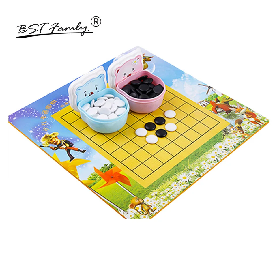 BSTFAMLY дети Go Chess 13 Road 160 шт./компл. китайская старая игра Weiqi международные шашки не