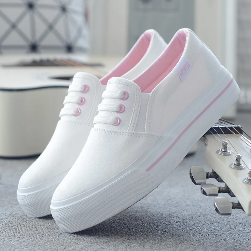 Fashion Girls Sneakers Casual Shoes Female Summer Canvas Shoes Lace Up Ladies Shoes
Fashion Girls Sneakers Casual Shoes Female Summer Canvas Shoes Lace Up Ladies Shoes