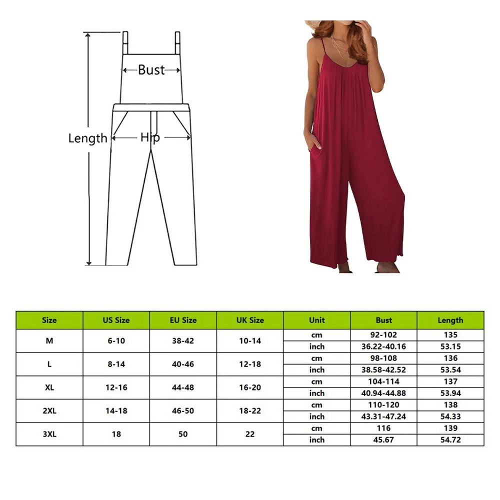 2021 Oversized Fashion Women's Suspenders Sexy Wide-leg JumpsuitWomen Solid Jumpsuits Women Casual Loose Jumpsuit Overalls
2021 Oversized Fashion Women's Suspenders Sexy Wide-leg JumpsuitWomen Solid Jumpsuits Women Casual Loose Jumpsuit Overalls