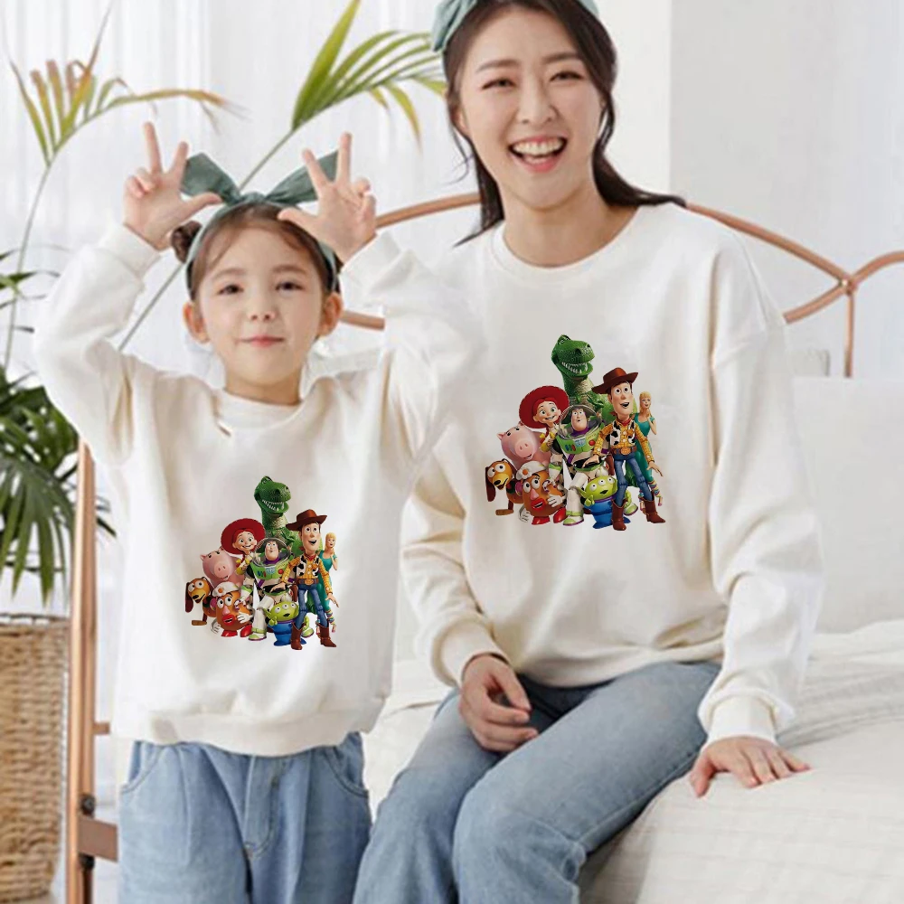 Toy Story Fashion Printing Family Look Sweatshirt White Disney Cute Tops Clothes High Quality Parent Child Pullover New Products
Toy Story Fashion Printing Family Look Sweatshirt White Disney Cute Tops Clothes High Quality Parent Child Pullover New Products