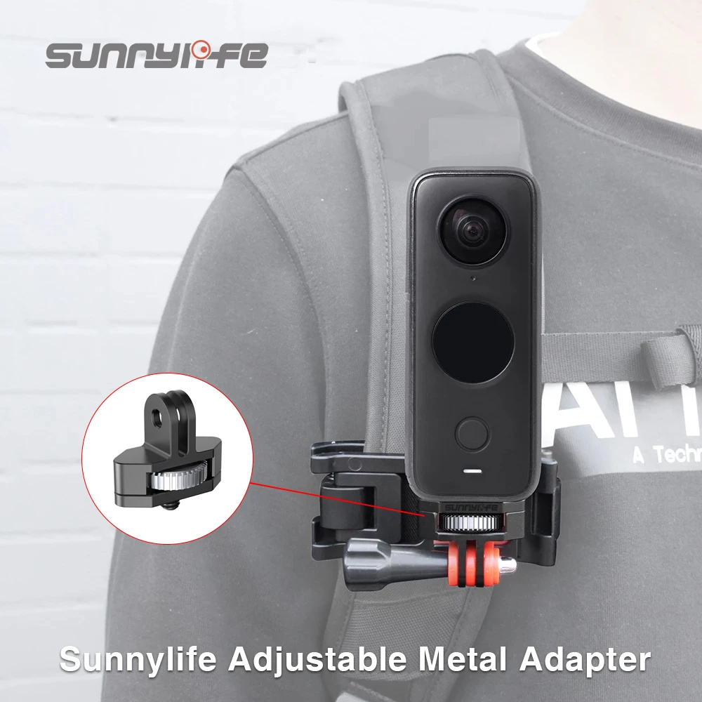 

Регулируемый металлический адаптер Sunnylife для Pocket2/Insta360 ONE X2/X/SLR, аксессуары для спортивной камеры из алюминиевого сплава