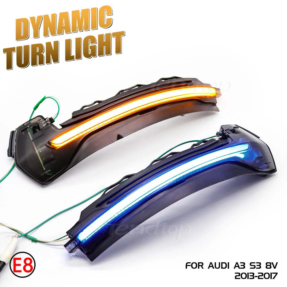 2pcs Rearview Mirror Indicator Light LED Dynamic Turn Signal Lamp For Audi A3 S3 8V RS3 2013 2014 2015 2016 2017 2018 2019 2020
2pcs Rearview Mirror Indicator Light LED Dynamic Turn Signal Lamp For Audi A3 S3 8V RS3 2013 2014 2015 2016 2017 2018 2019 2020