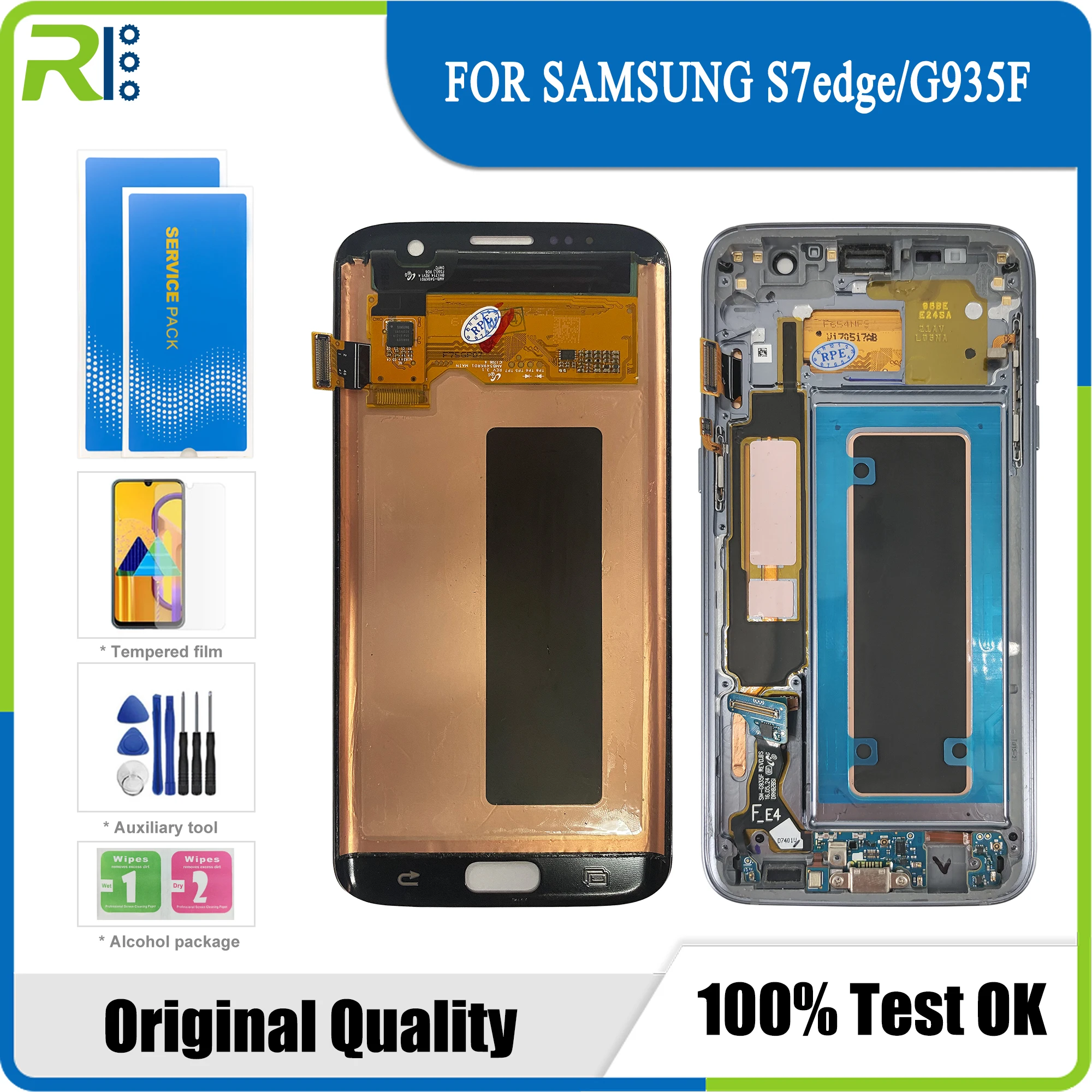 Original LCD Screen For SAMSUNG Galaxy S7 edge G935 G935F G935FW Display Touch Screen Digitizer Assembly For Samsung S7 edge LCD
Original LCD Screen For SAMSUNG Galaxy S7 edge G935 G935F G935FW Display Touch Screen Digitizer Assembly For Samsung S7 edge LCD
