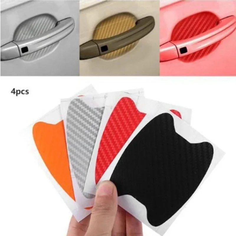 4Pcs Universal Carbon Fiber Auto Car Door Handle Stickers Car Handle Protection Car Handle Anti Scratch Stickers Car Accessories
4Pcs Universal Carbon Fiber Auto Car Door Handle Stickers Car Handle Protection Car Handle Anti Scratch Stickers Car Accessories