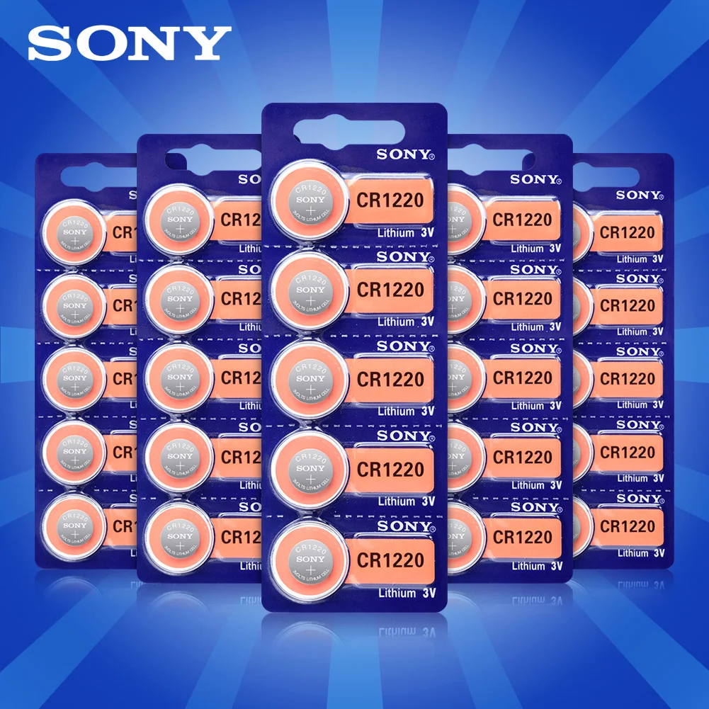 25PCS Sony CR1220 CR 1220 Lithium Li-ion Battery DL1220 BR1220 ECR1220 LM1220 L04 5012LC Replacement Button Coin Cell Battery
25PCS Sony CR1220 CR 1220 Lithium Li-ion Battery DL1220 BR1220 ECR1220 LM1220 L04 5012LC Replacement Button Coin Cell Battery
