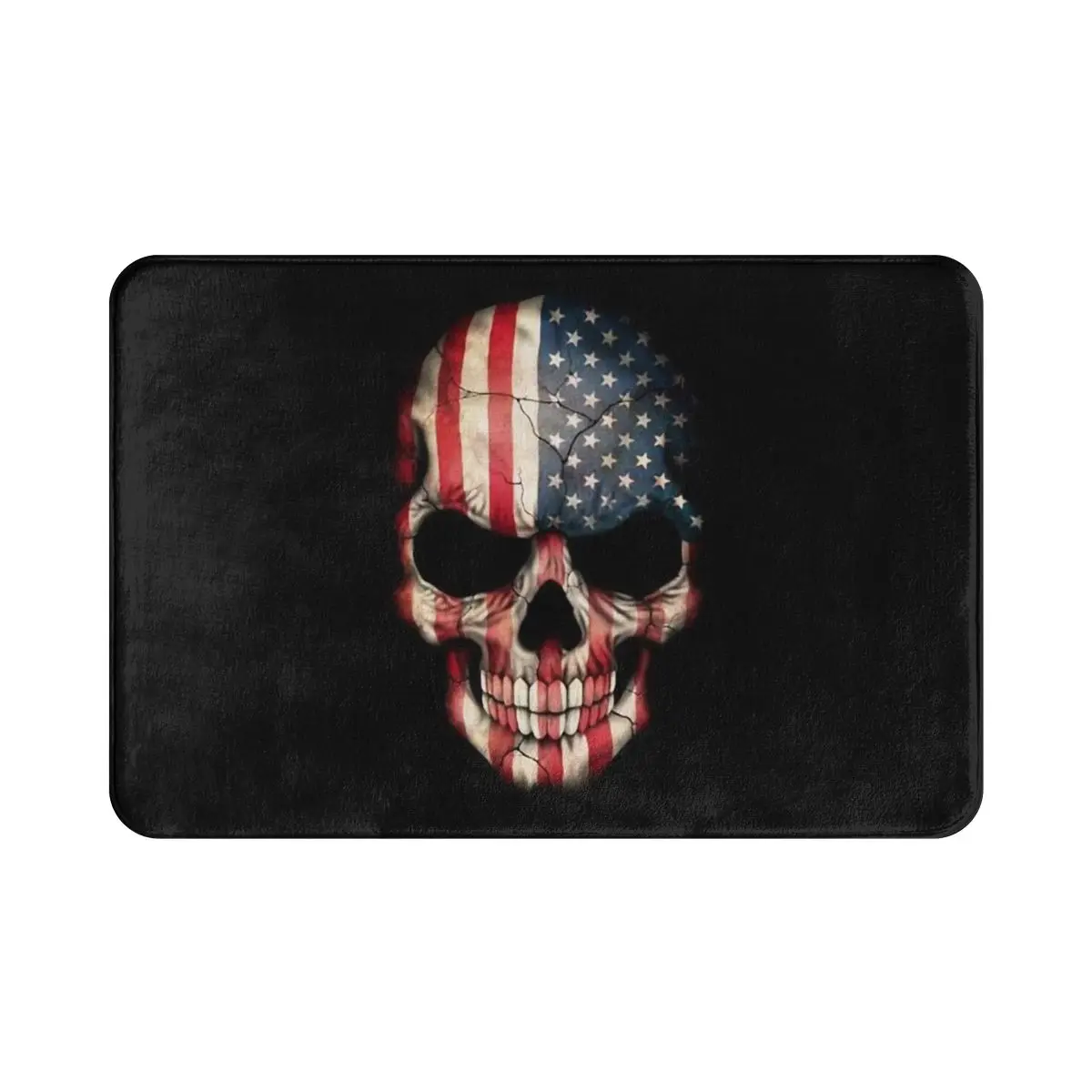 American Flag Skull Non-Slip Flannel Mat, Door Mat/Bathroom, Easy To Clean Without Damaging The Floor, 40x60cm
American Flag Skull Non-Slip Flannel Mat, Door Mat/Bathroom, Easy To Clean Without Damaging The Floor, 40x60cm