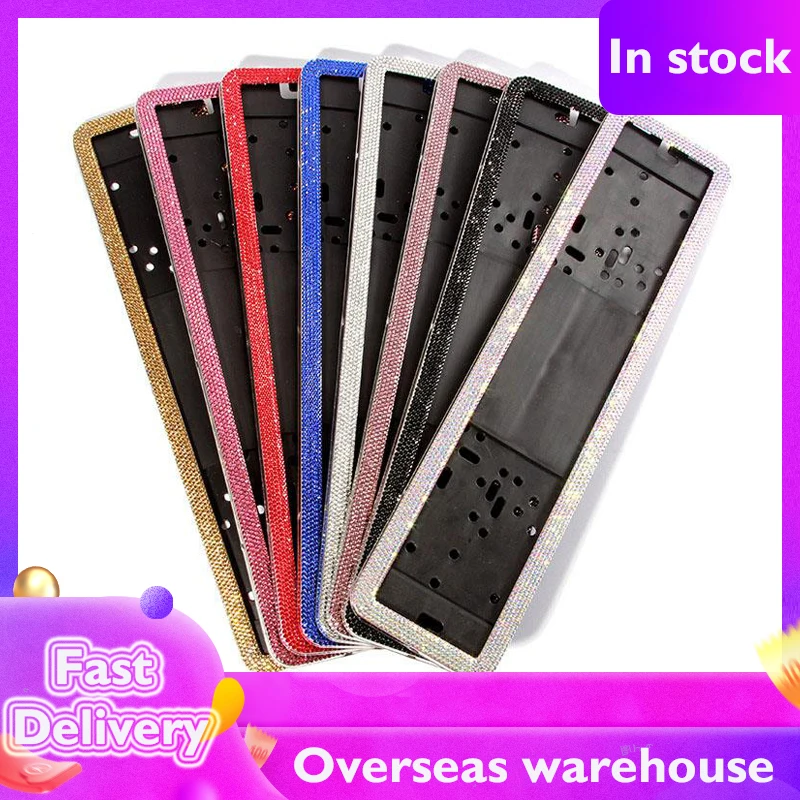 EU Model Car License Plate Frame Bling Crystal Diamonds License Plate Frame Holder European German Russian Number License Plate
EU Model Car License Plate Frame Bling Crystal Diamonds License Plate Frame Holder European German Russian Number License Plate