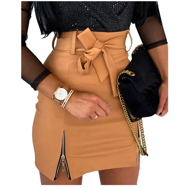WEPBEL Skirt Women's Casual Slim-Fit Zipper Skirt Summer Fashion High Waist Lace-up Solid Color Bow Mini Skirt
WEPBEL Skirt Women's Casual Slim-Fit Zipper Skirt Summer Fashion High Waist Lace-up Solid Color Bow Mini Skirt
