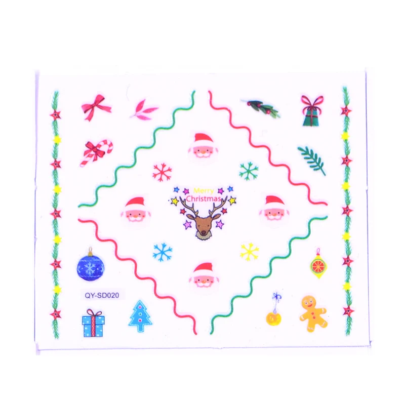 YWK 1pc Beauty Christmas Decorations for Nails Mix Colorful Transfer Nail Foil Sticker Snow Flower Elk Gift Santa Adhesive Paper
YWK 1pc Beauty Christmas Decorations for Nails Mix Colorful Transfer Nail Foil Sticker Snow Flower Elk Gift Santa Adhesive Paper