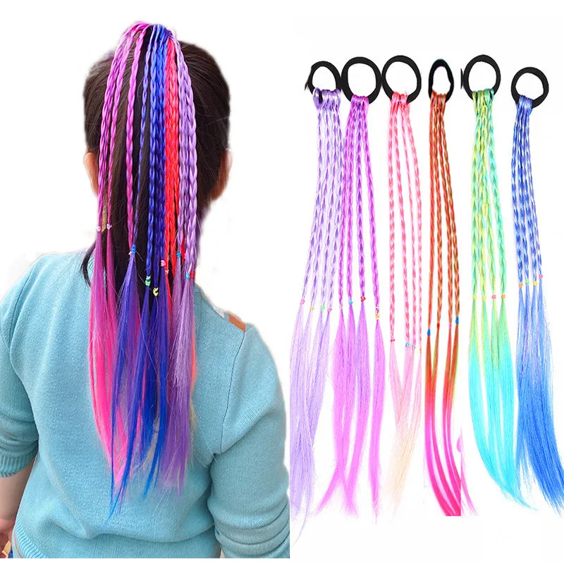 Simple Elastic Hair Band Rubber Band Accessories Kids Wig Headband Girls Twist Braid Rope Headdress Child Gift Drop Shipping
Simple Elastic Hair Band Rubber Band Accessories Kids Wig Headband Girls Twist Braid Rope Headdress Child Gift Drop Shipping