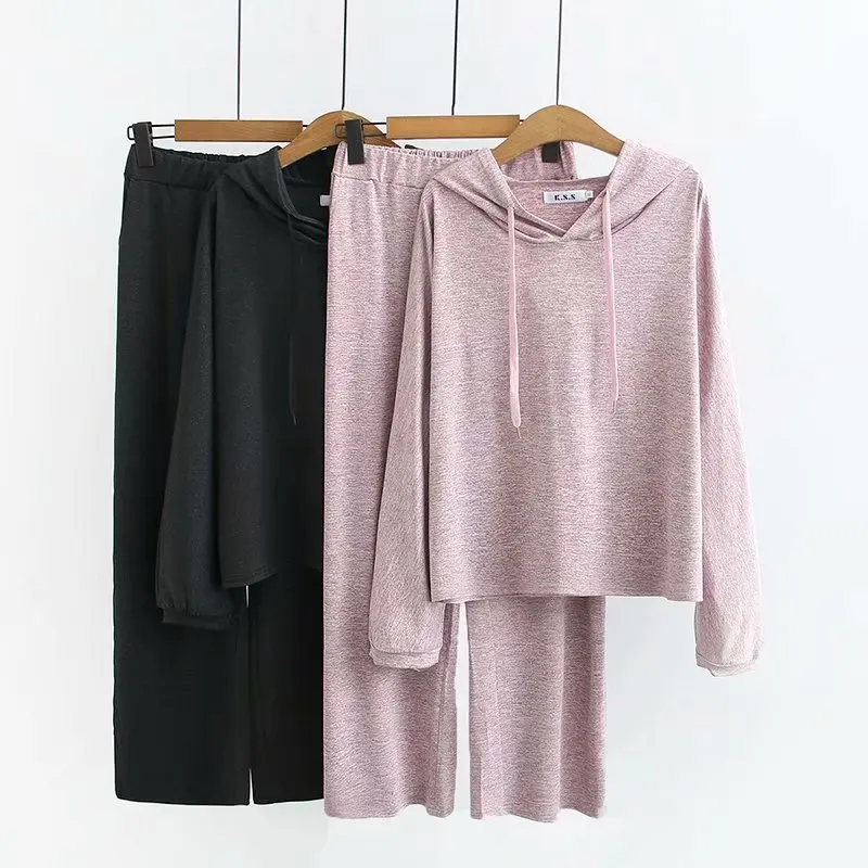 Plus Size Sporting Two Piece Sets Women Spring Quick-drying Cotton Casual Sports Suit Sets Woman Hooded Loose Tracksuit Sets 3XL
Plus Size Sporting Two Piece Sets Women Spring Quick-drying Cotton Casual Sports Suit Sets Woman Hooded Loose Tracksuit Sets 3XL