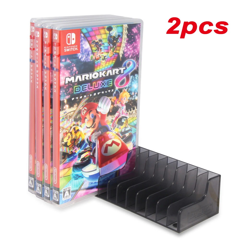 2 шт./лот Подставка для хранения игровых карт держатель CD дисков поддержка Nintendo
