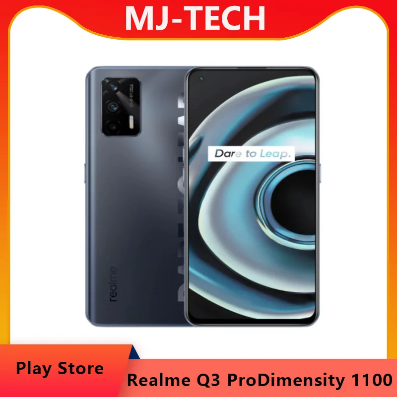 Realme Q3 Pro 5G мобильный телефон 128 ГБ 6 43 "AMOLED 120 Гц частота обновления Dimensity 1100 Octa Core 30