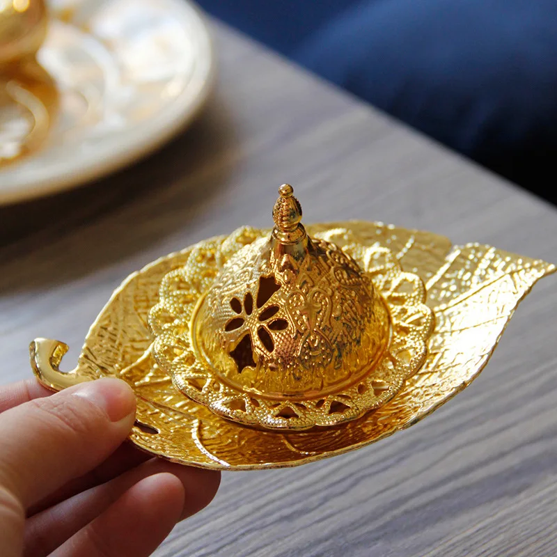Incense Burner Ramadan Decoration Ramadan Gift Eid Mubarak Decoration Desktop Decoration Handheld Middle Eastern Arab Leaf Tray
Incense Burner Ramadan Decoration Ramadan Gift Eid Mubarak Decoration Desktop Decoration Handheld Middle Eastern Arab Leaf Tray