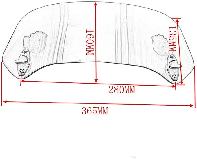 Motorcycle Adjustable Wind Screen Windshield Spoiler Air Deflector for Honda KAWASAKI YAMAHA SUZUKI
Motorcycle Adjustable Wind Screen Windshield Spoiler Air Deflector for Honda KAWASAKI YAMAHA SUZUKI