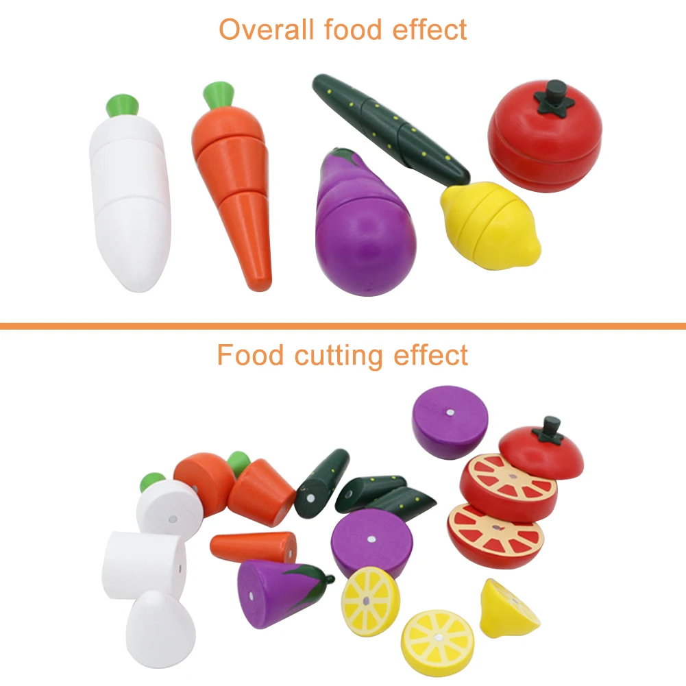 Toddlers Simulation Learning Gift Pretended Wooden Cutting Assortment Play Food Set Fruits Vegetables For Kids Kitchen Magnetic
Toddlers Simulation Learning Gift Pretended Wooden Cutting Assortment Play Food Set Fruits Vegetables For Kids Kitchen Magnetic