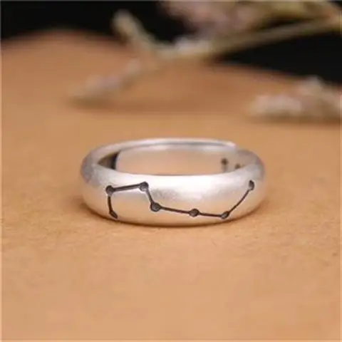 Ancient Handmade Thai Silver Pure Silver Big Dipper Ring Men's Wide and Thick Retro S990 Adjustable Couple's Ring Women
Ancient Handmade Thai Silver Pure Silver Big Dipper Ring Men's Wide and Thick Retro S990 Adjustable Couple's Ring Women
