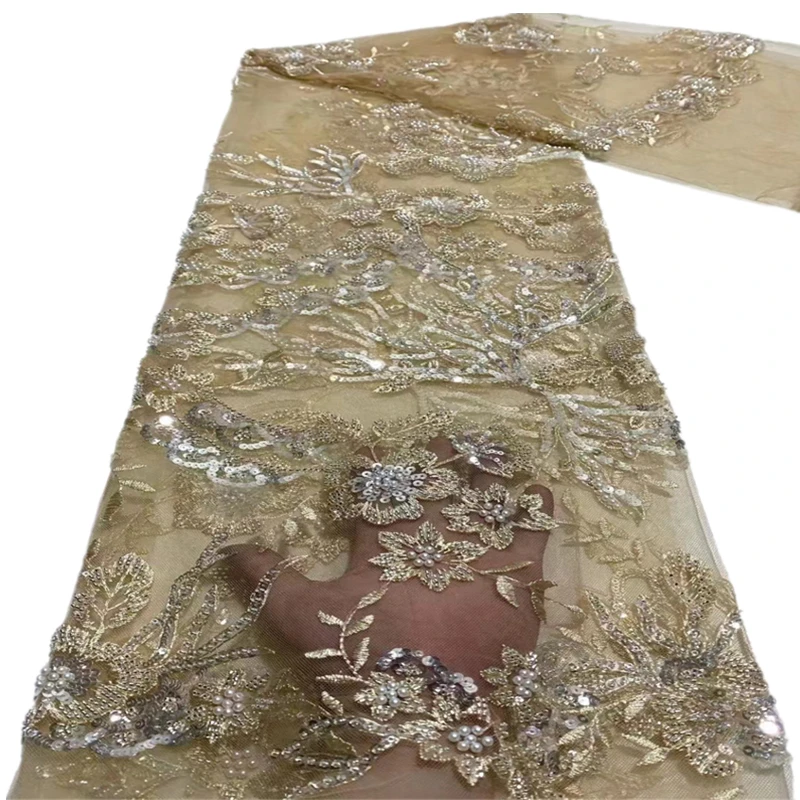 French Lace Fabric Mesh African Lace Fabric Sequins Nigerian Lace Fabric High Quality Dress For Wedding Party Dress ZX-410 
French Lace Fabric Mesh African Lace Fabric Sequins Nigerian Lace Fabric High Quality Dress For Wedding Party Dress ZX-410