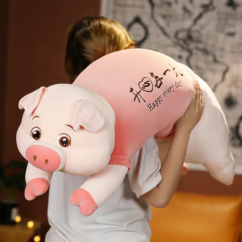 60-120cm Cartoon Pig Plush Toy Soft Stuffed Sofa Bedroom Sleepping Pillow Cushion Animal Doll Baby Kids Brithday Gift
60-120cm Cartoon Pig Plush Toy Soft Stuffed Sofa Bedroom Sleepping Pillow Cushion Animal Doll Baby Kids Brithday Gift