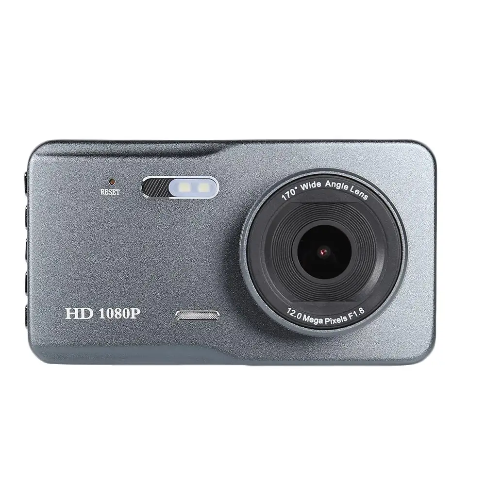 V18 Dual Lens 4 inch IPS Touch Screen Auto DVR Recorder with Front Rear View Cam Support G-SENSOR and Motion Detection
V18 Dual Lens 4 inch IPS Touch Screen Auto DVR Recorder with Front Rear View Cam Support G-SENSOR and Motion Detection