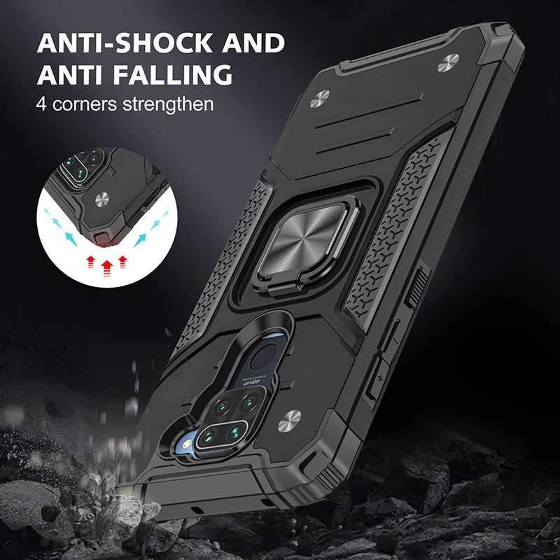For Xiaomi Redmi Note 9S Case Car Magnetic Ring Shockproof Stand Holder Armor Cover for Redmi Note 9 Pro Max Phone Cases
For Xiaomi Redmi Note 9S Case Car Magnetic Ring Shockproof Stand Holder Armor Cover for Redmi Note 9 Pro Max Phone Cases