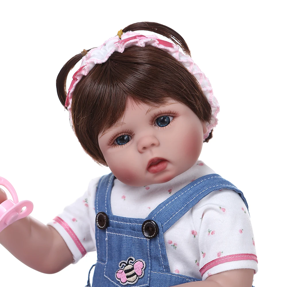 48CM premie bebe doll reborn baby girl doll full body soft silicone lifelike soft baby doll Bath toy Anatomically Correct 
48CM premie bebe doll reborn baby girl doll full body soft silicone lifelike soft baby doll Bath toy Anatomically Correct