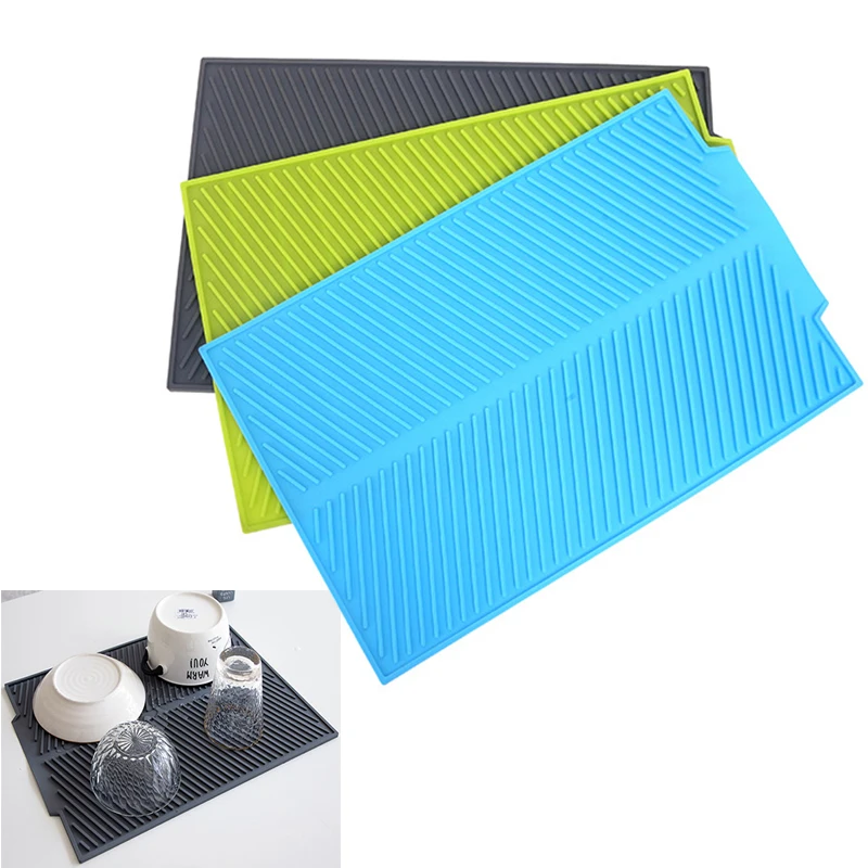 Silicone Square Dish Drying Mat Heat Resistant Draining Tableware Dishwaser Durable Cushion Pad Dinnerware Table Mat Placemat
Silicone Square Dish Drying Mat Heat Resistant Draining Tableware Dishwaser Durable Cushion Pad Dinnerware Table Mat Placemat