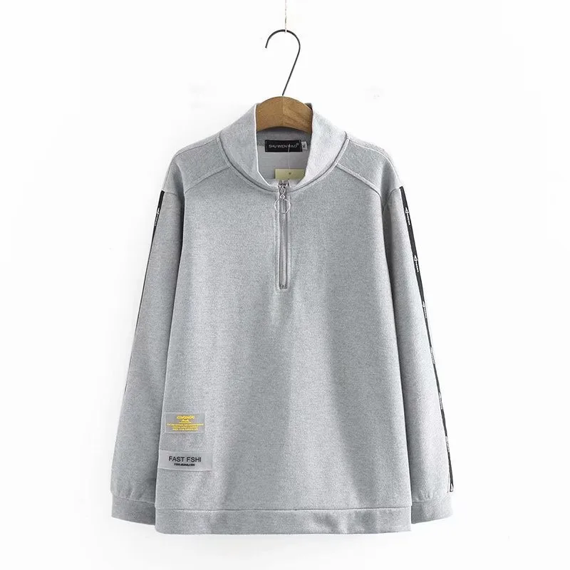 Women's Hoodies Plus Size Clothing 2021 Autumn Winter Fashion Sweatshirts Labeling Zipper Hoody
Women's Hoodies Plus Size Clothing 2021 Autumn Winter Fashion Sweatshirts Labeling Zipper Hoody