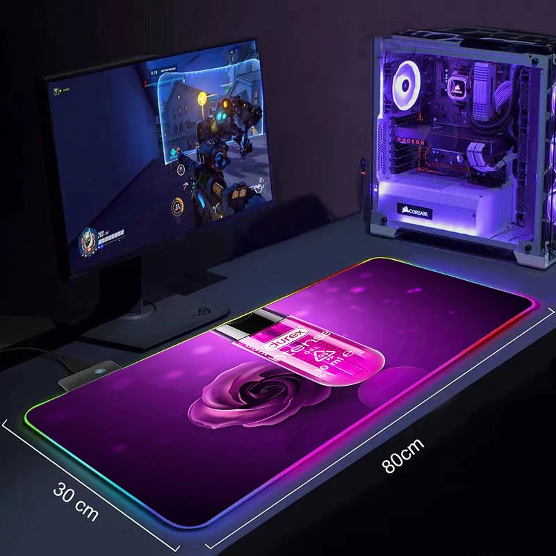 Durex RGB Mouse Pad Gaming Computer LOL Mousepad Keyboard Backlit XL XXL LED Gamer Republic of Gamers Carpet 900x400 Desk Mat
Durex RGB Mouse Pad Gaming Computer LOL Mousepad Keyboard Backlit XL XXL LED Gamer Republic of Gamers Carpet 900x400 Desk Mat