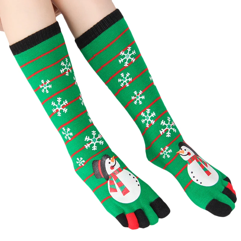New Fashion Christmas Women Funny Cartoon Printed Toe Socks Five Fingers Mid Calf Length Hose Casual Soft Stocking Festival Gift
New Fashion Christmas Women Funny Cartoon Printed Toe Socks Five Fingers Mid Calf Length Hose Casual Soft Stocking Festival Gift