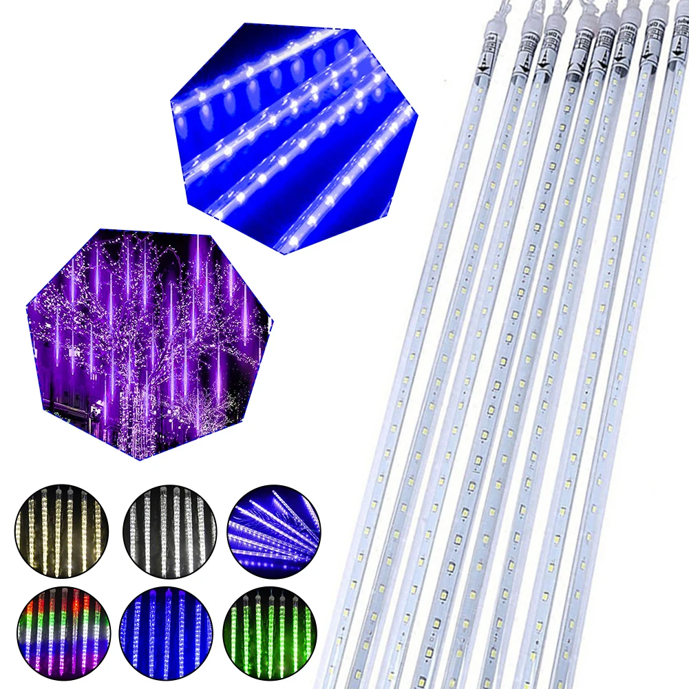 8pcs Meteor Shower Rain Lights Waterproof Durable Led Falling Rain Fairy String Lights Christmas Wedding Party Garden Yard Decor
8pcs Meteor Shower Rain Lights Waterproof Durable Led Falling Rain Fairy String Lights Christmas Wedding Party Garden Yard Decor