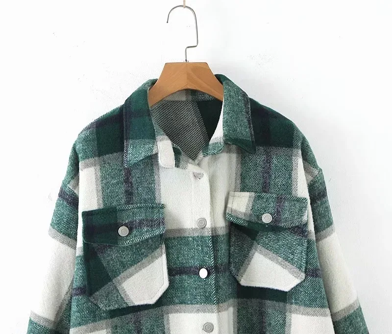 2019 Autumn Winter Plaid Oversize Jackets Loose Causal Checker Streetwear Coat
2019 Autumn Winter Plaid Oversize Jackets Loose Causal Checker Streetwear Coat