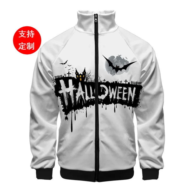 3D Digital Printing Pattern Halloween Fashion Stand Collar Sweater Men and Women
3D Digital Printing Pattern Halloween Fashion Stand Collar Sweater Men and Women