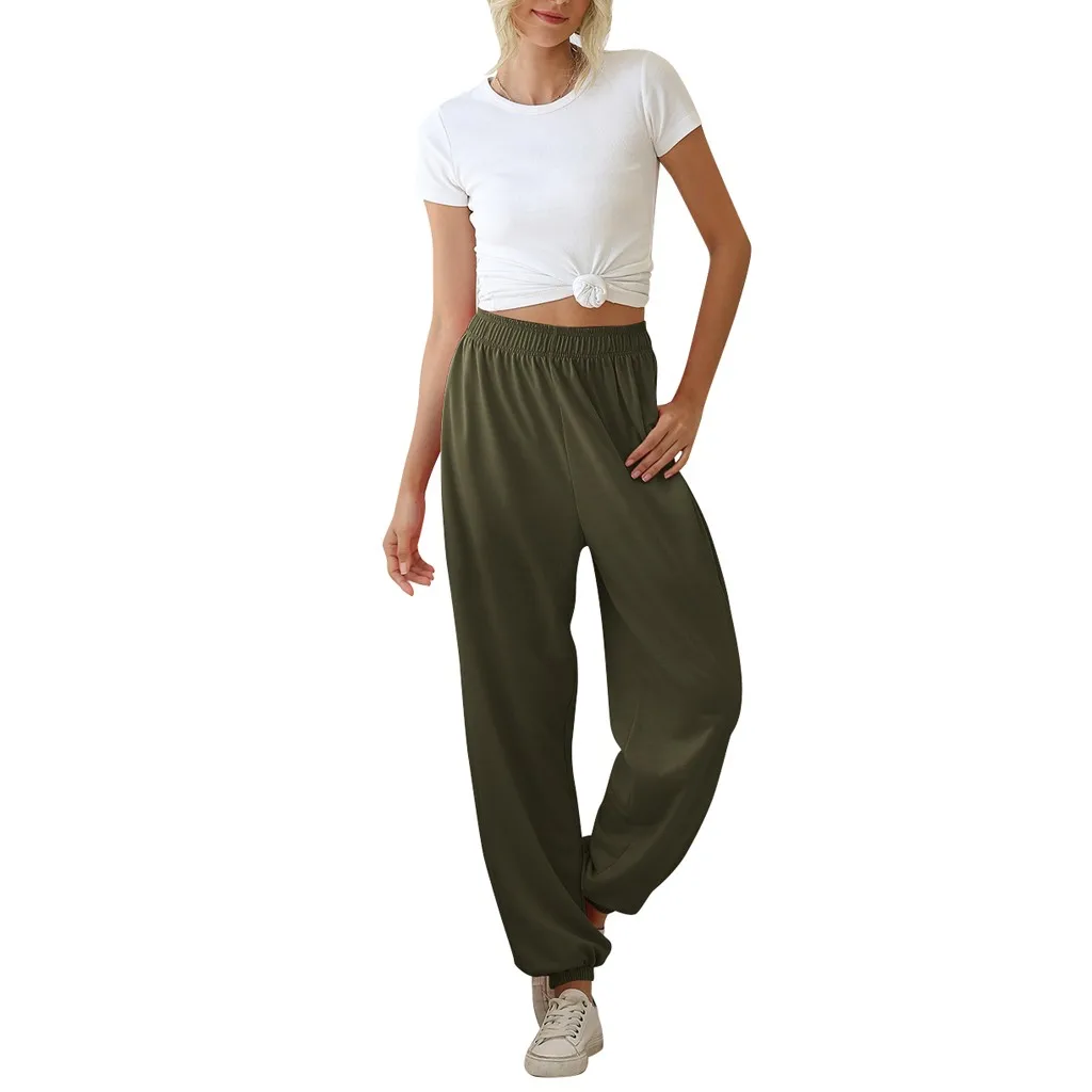 Women Ladies Casual Fashion Active Pants Solid High Waist Elastic Waist Pencil Pants Size S-XXL Sweatpants Joggers Lounge Pants
Women Ladies Casual Fashion Active Pants Solid High Waist Elastic Waist Pencil Pants Size S-XXL Sweatpants Joggers Lounge Pants