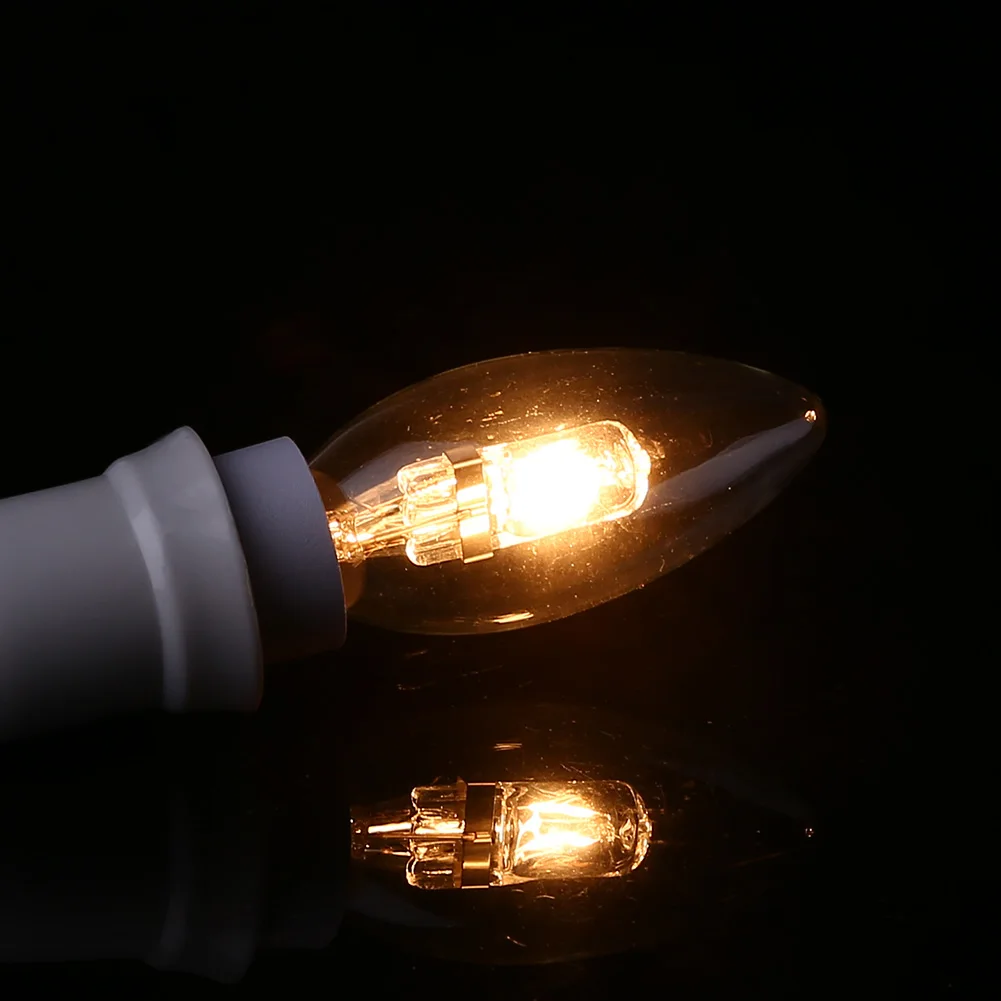 Glass Bulb Energy Saving New Household Halogen Lamp Lighting Lighting Lamp Candle Shape Fixture Candle Indoor Decor Durable
Glass Bulb Energy Saving New Household Halogen Lamp Lighting Lighting Lamp Candle Shape Fixture Candle Indoor Decor Durable