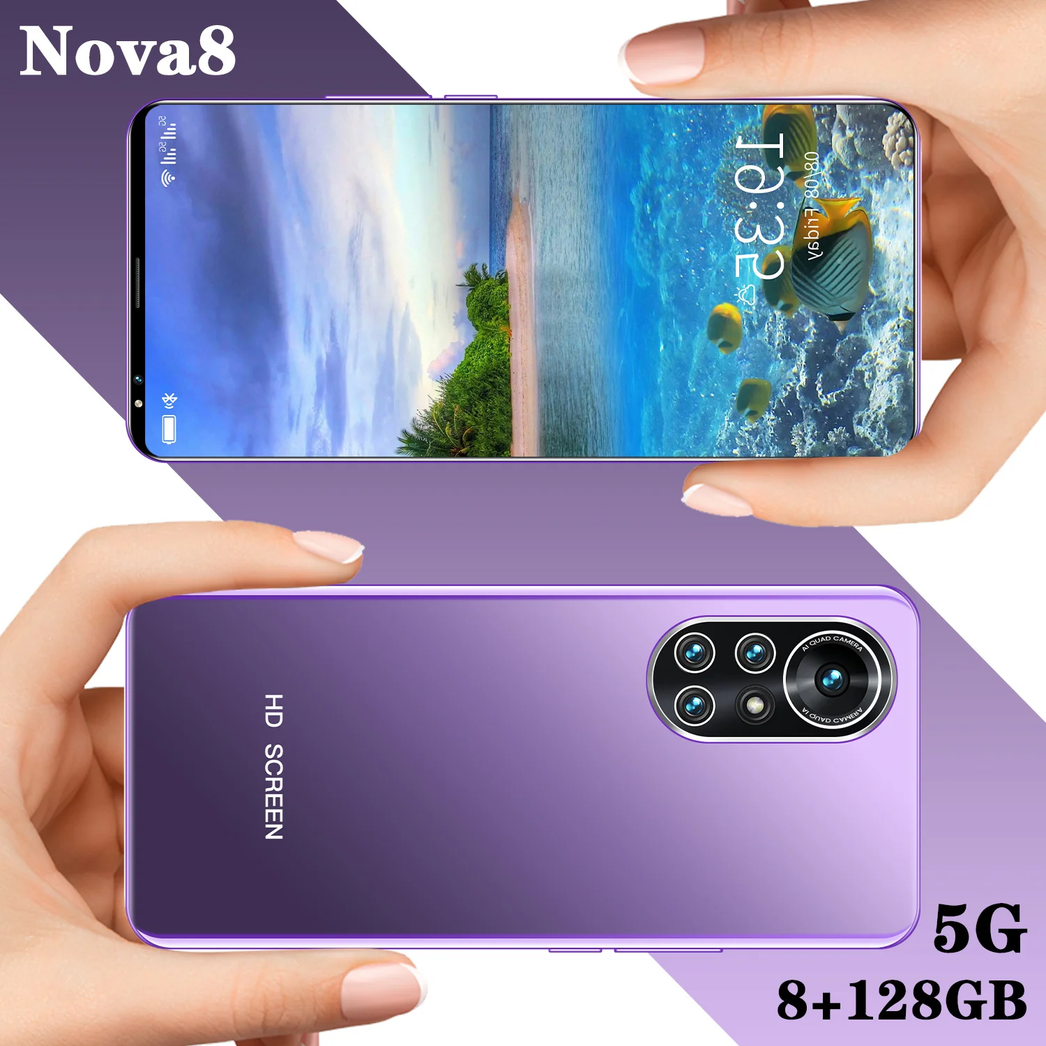 New Arrival Nowa8 5.5 Inch Mini Andriod Cell Phone Face Fingerprint Unlock Dual SIM+Micro SD 10 Core 4800mAh Cheap Smartphones
New Arrival Nowa8 5.5 Inch Mini Andriod Cell Phone Face Fingerprint Unlock Dual SIM+Micro SD 10 Core 4800mAh Cheap Smartphones