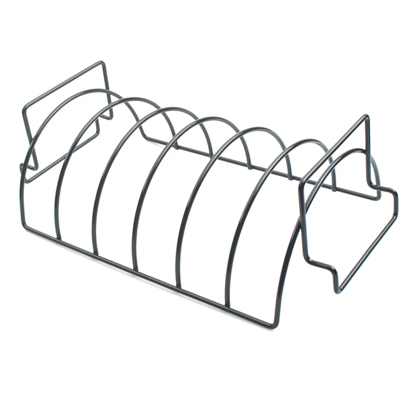 New 3Pcs Non-Stick Rib Stand Barbecue Roast Rack Stainless Steel Grilling Bbq Chicken Beef Ribs Rack Grilling Baske
New 3Pcs Non-Stick Rib Stand Barbecue Roast Rack Stainless Steel Grilling Bbq Chicken Beef Ribs Rack Grilling Baske
