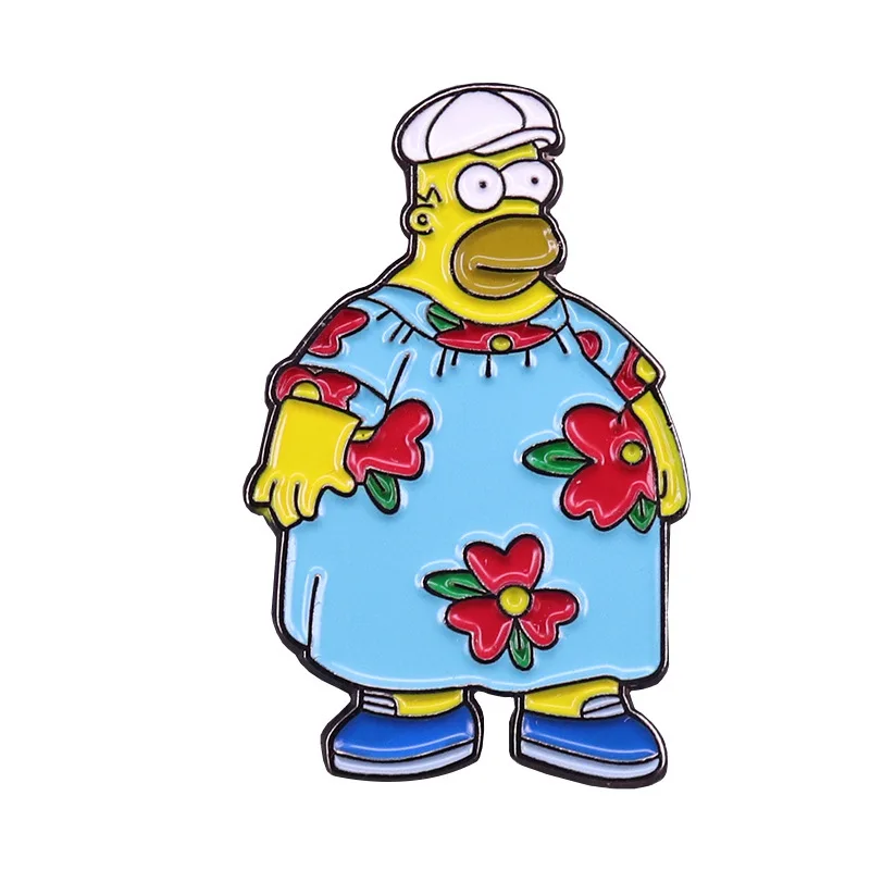 Cute Cartoon Simpson Pin Shirt Copper Badges Funny Enamel Pins Brooches for Men Women Anime Gifts for Kids Jewelry
Cute Cartoon Simpson Pin Shirt Copper Badges Funny Enamel Pins Brooches for Men Women Anime Gifts for Kids Jewelry
