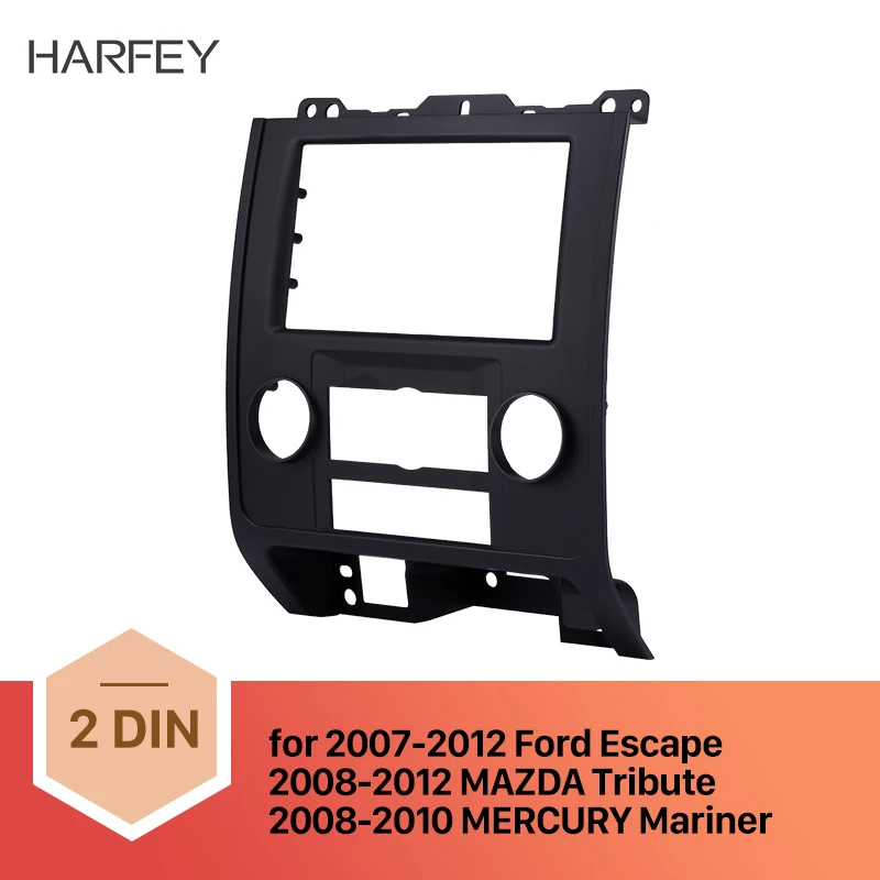 Автомобильная рамка для автомагнитолы Harfey 2Din комплект крепления на панели MAZDA