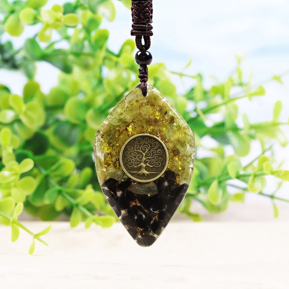 Orgonite Pendant Tree Of Life Orgone Necklace Orgone Generator Balancing Positive Energy Harmony Luck Yoga Meditation Reiki
Orgonite Pendant Tree Of Life Orgone Necklace Orgone Generator Balancing Positive Energy Harmony Luck Yoga Meditation Reiki